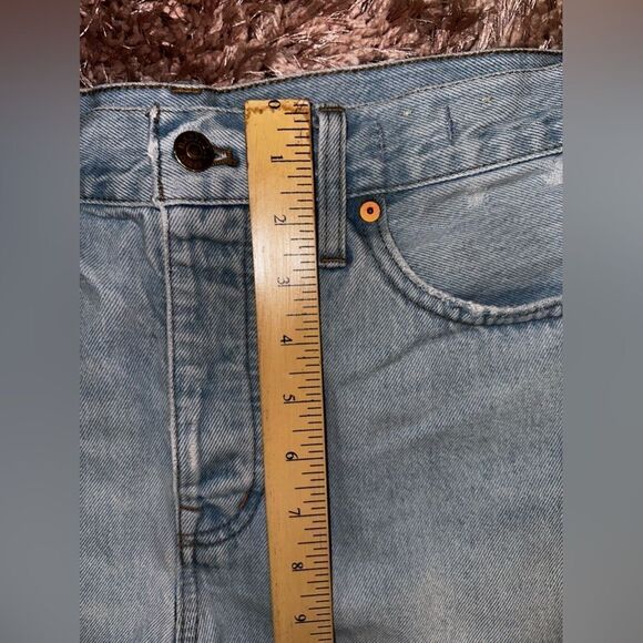 Madewell Relaxed Denim frayed hem Shorts sz 29 - Picture 8 of 9